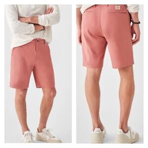 Faherty All Day 9” Shorts In Sun Rose Size 42